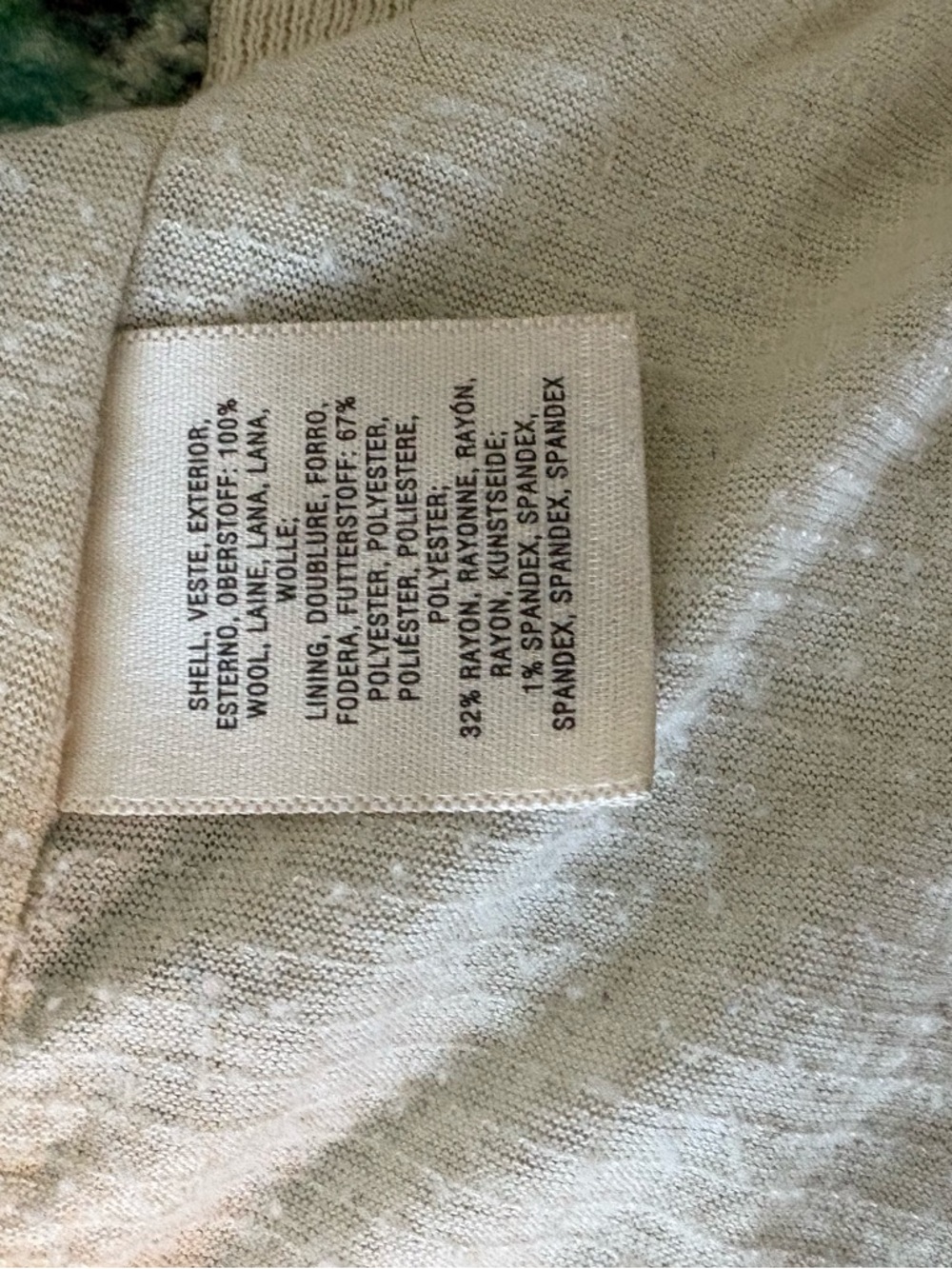 Anthropology Women’s Moth Green Pine Sweater Coat Medium Preowned - Picture 10 of 15